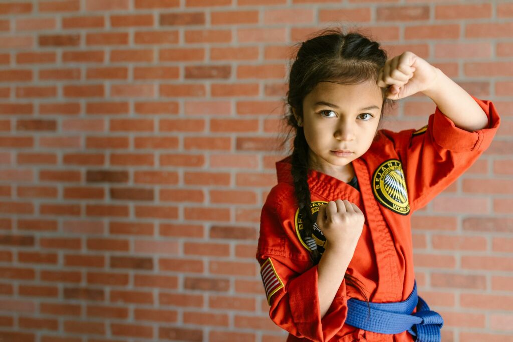 Another of the self-confidence benefits for children is finding their passion like karate